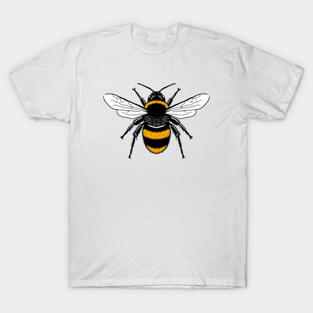 Worker Bee Symbol - Manchester Bee T-Shirt by dumbshirts